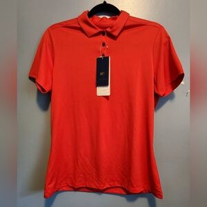 NWT Jack Nicklaus red short sleeve folf shirt M